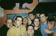 Ruben, Jorge, Alex, Alberto, Begoña, Willi y Rocio Malaga 2001
